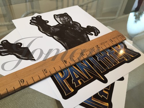 Pegatinas de acción Marvel Black Panther calcomanía vinilo signo cómic película Vengadores - Imagen 14 de 18