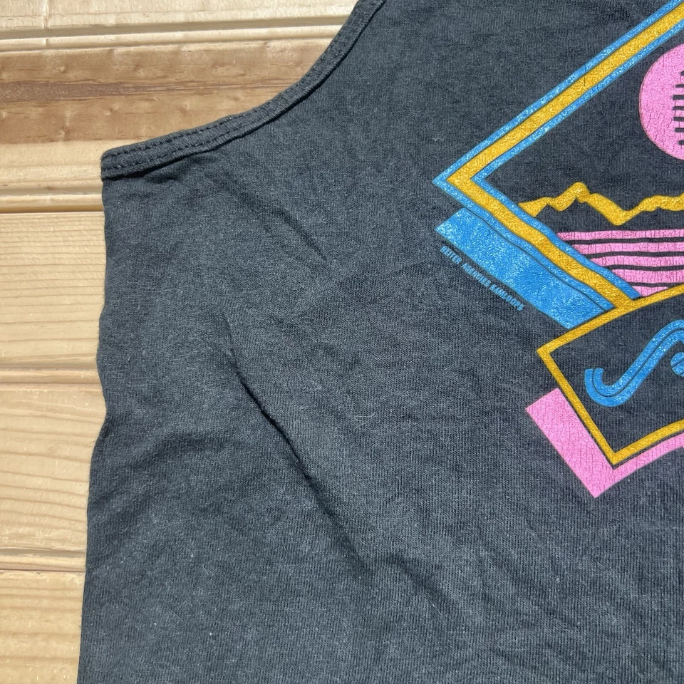 Vintage 80s TJ’s Cabaret Quesnel British Columbia Tank Top Club Shirt Size Large - Image 3 of 4