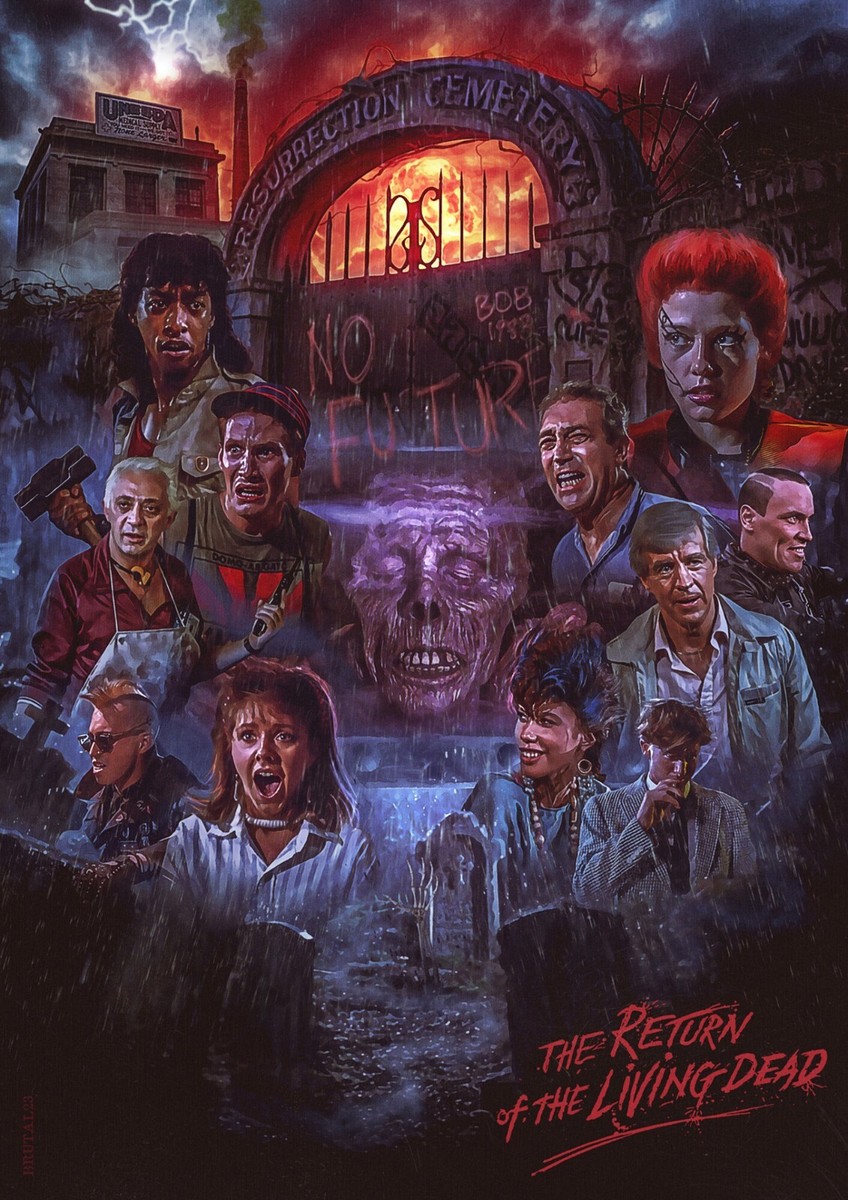 The Return of the Living Dead Poster, Home Decor, Wall Decor | eBay
