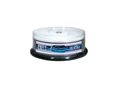 Optical Quantum 25GB 6X BD R White Thermal Printable 25 Packs Blu ray Optical Quantum 25GB 6X BD R White Thermal Printable 25 Packs Blu ray