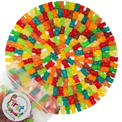 FIRSTCHOICECANDY ALL FLAVOR & COLOR , SOUR & SWEET GUMMY BEARS