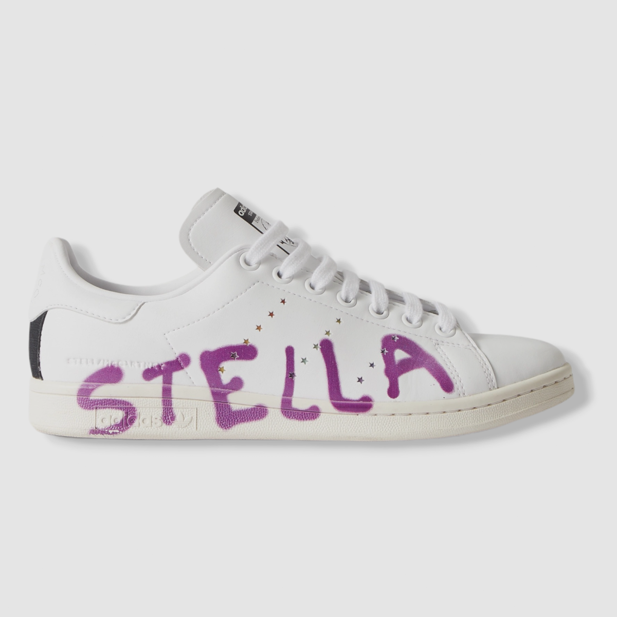 adidas gazelle silver green womens Adidas X Stella McCartney Unisex x Ed Curtis Vegan Stan Smith White / Green  Low Top Sneakers