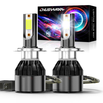 2X H7 Headlight White Kit LED Bulb Light For MERCEDES E W211 W210 W124 W212