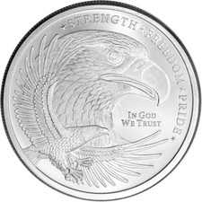 1 oz. Golden State Mint Silver Round Eagle Design .999 Fine 72.82 per troy oz
