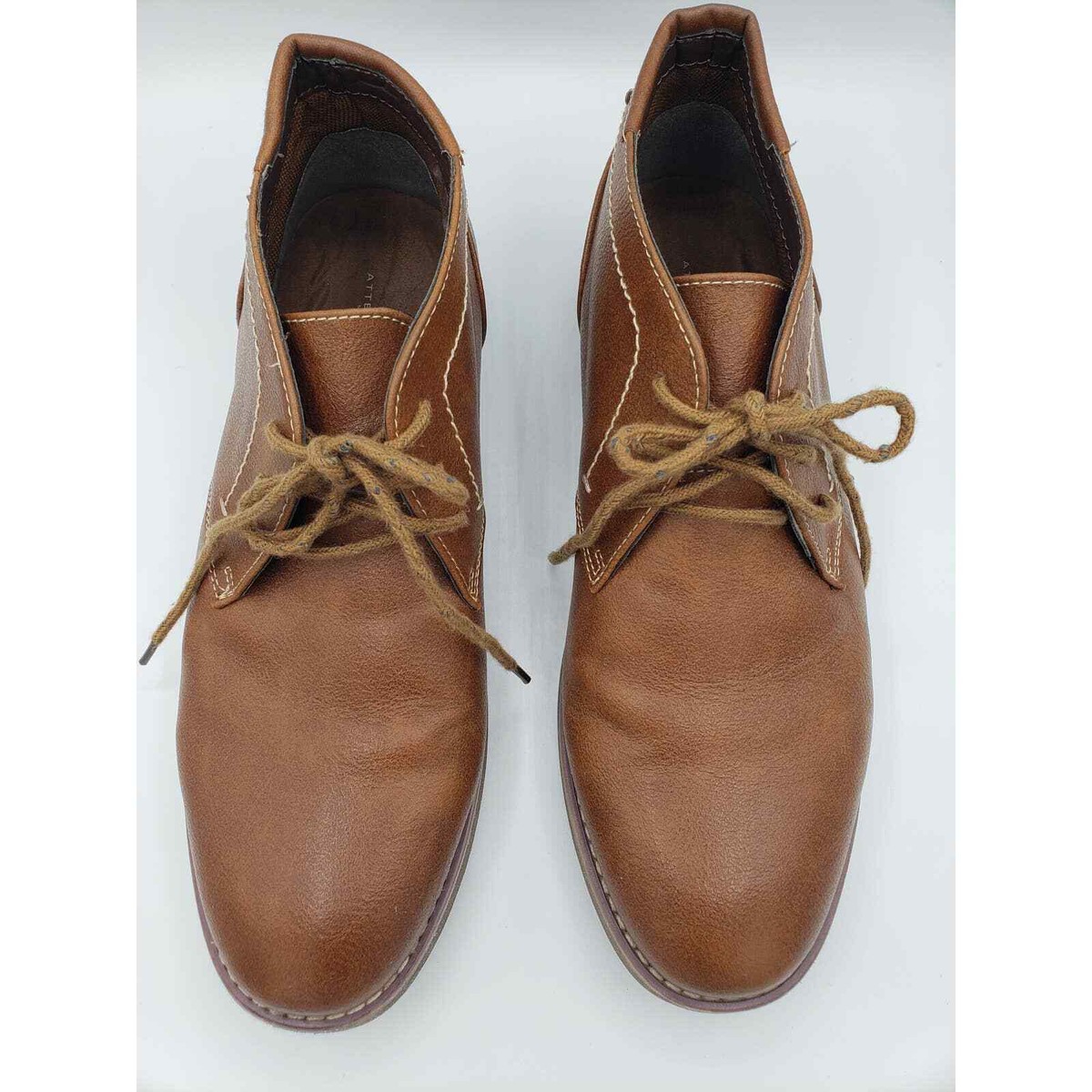 Mens Chukka Boots Shoes Tan Kane by Attention Size 10 | eBay