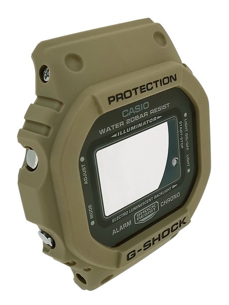 Casio G-Shock GehäUse Braun Case/Center Assy DW-5600LU-8ER Mineralglas-image