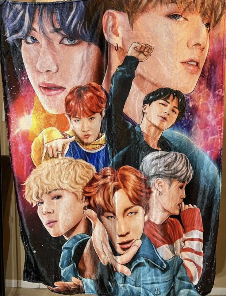 防弾少年団 BLANKET BTS Boy Band Blanket Soft Throw Lightweight Blanket 50x40” Gift | eBay
