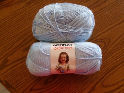Bernat Softee Baby Yarn PALE BLUE Ounce 362 Yards