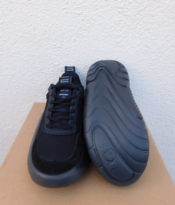 BLACK UGG LA ALTO CLOUD LACE PLATFORM TRAINER SNEAKERS, WOMEN US