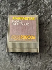 Atariwriter Word Processor ATARIRX8036 1982 Left Cartridge
