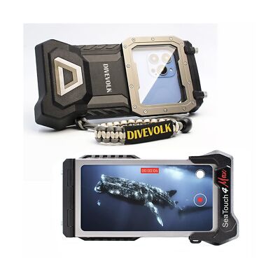 DIVEVOLK Underwater Touchscreen housing compatiable for