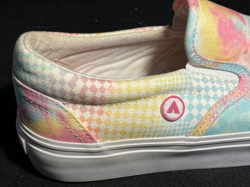 Airwalk Waaria- SS Slip on Pastel Tye Dye Sneakers Shoe Size 9M Hippie - Picture 8 of 10