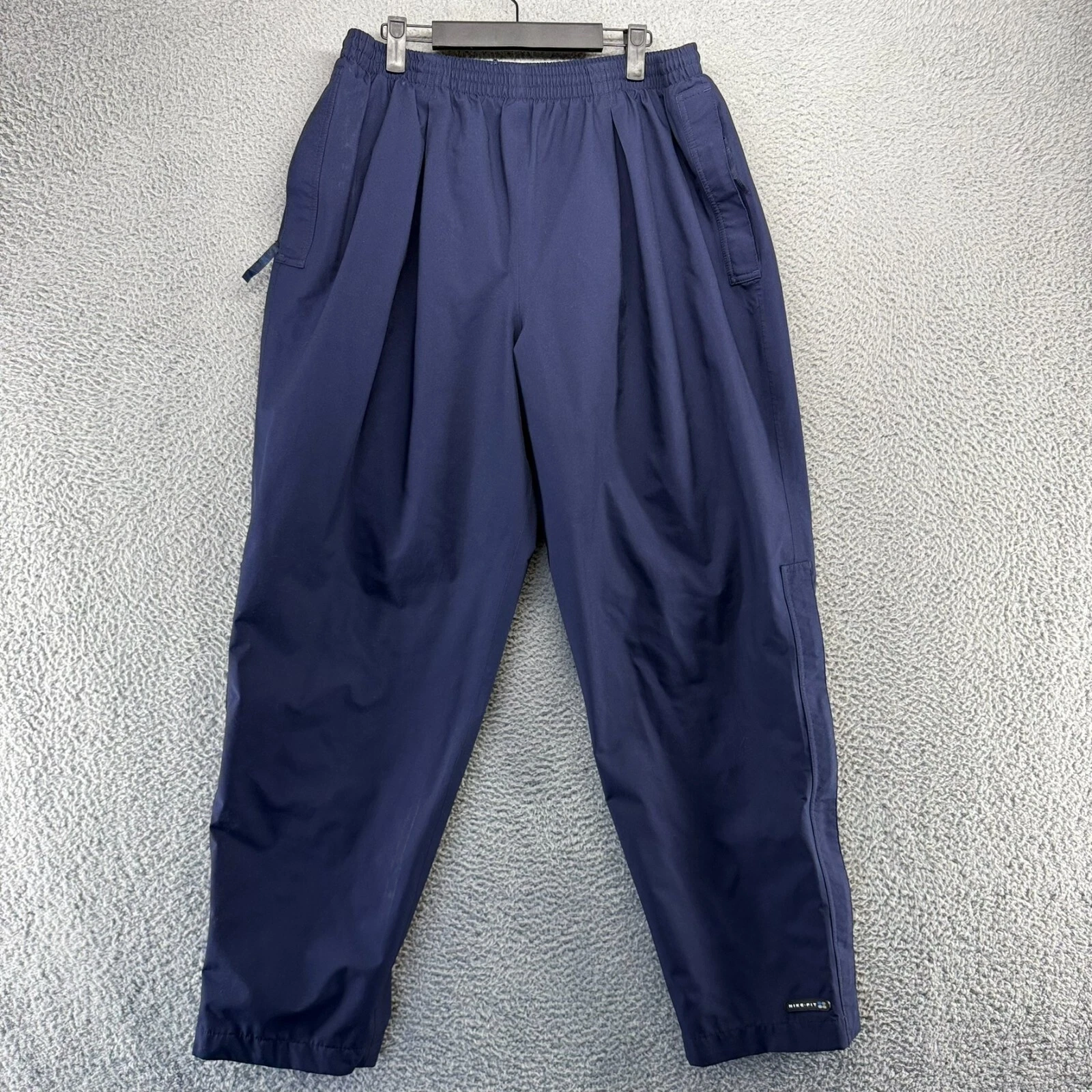 Nike Golf Pants Men's XL Blue Fit Waterproof Storm Elastic Waist Rain Outdoor