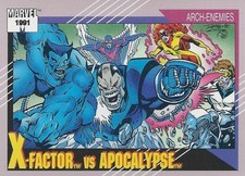 1991 Marvel Universe #101 X-Factor vs Apocalypse
