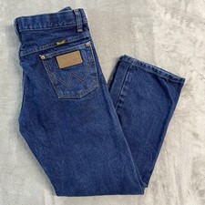 Wrangler 13MWZ Jeans Boys 12 Husky 29x27 Blue Denim Straight Leg Cowboy Cut