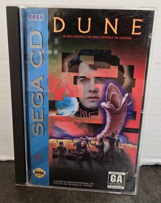 1994 SEGA CD DUNE GAME TESTED WORKS NICE VIRGIN AWESOME