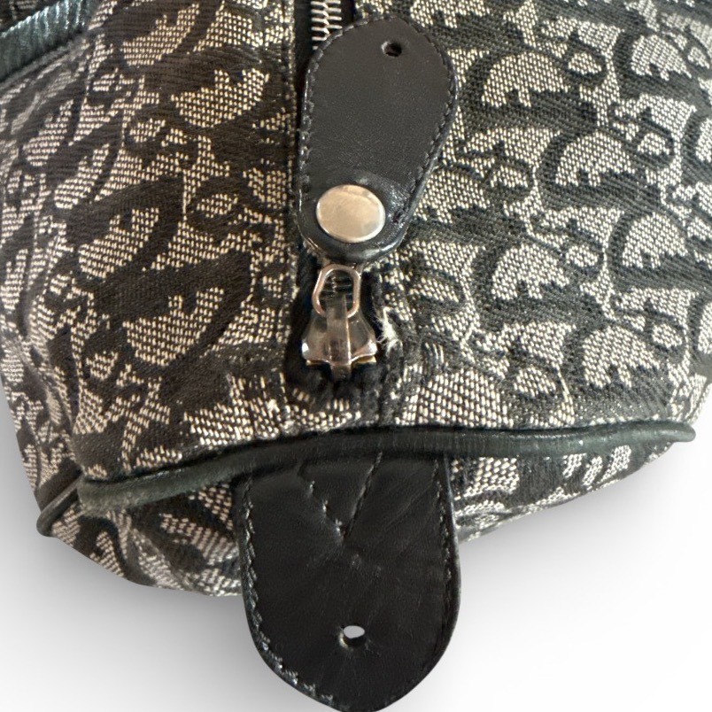 Christian Dior Vintage Black Trotter Boston Bag thumbnail 8