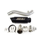 For Honda CBR650R CBR650F CB650F CB650R Exhaust Link Pipe 61mm Muffler Silencer