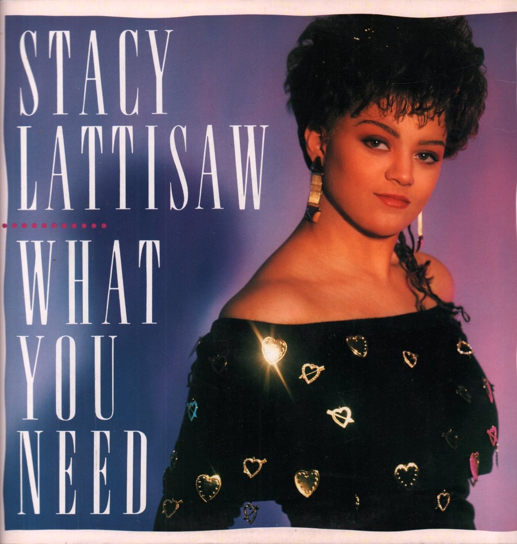 Stacy Lattisaw What You Need LP vinyl Germany Motown 1989 ZL72685