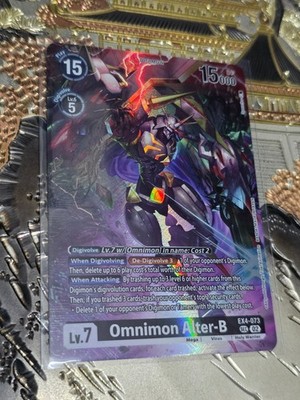 Digimon Card Game Omnimon Alter-B Secret Rare Limited Another Knight  EX4-073 | eBay