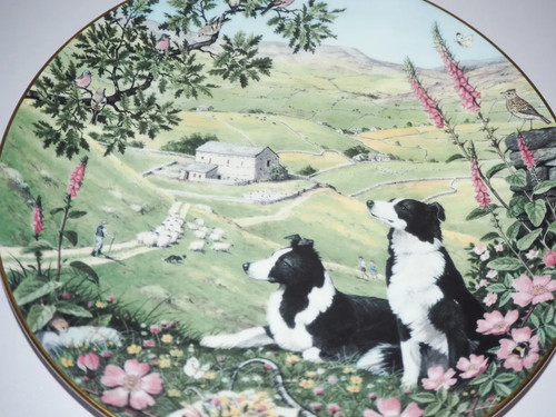 Collector's plate - wall plate - Peter Banett - the shepherd's path - Picture 2 of 3