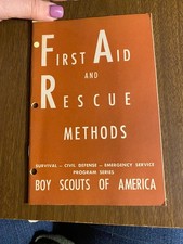 Vintage Boy Scout of America First Aid & Rescue Methods 1951