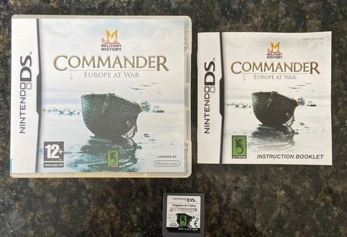 Military History: Commander - Europe at War (Nintendo DS 2008) Video Game | VGC