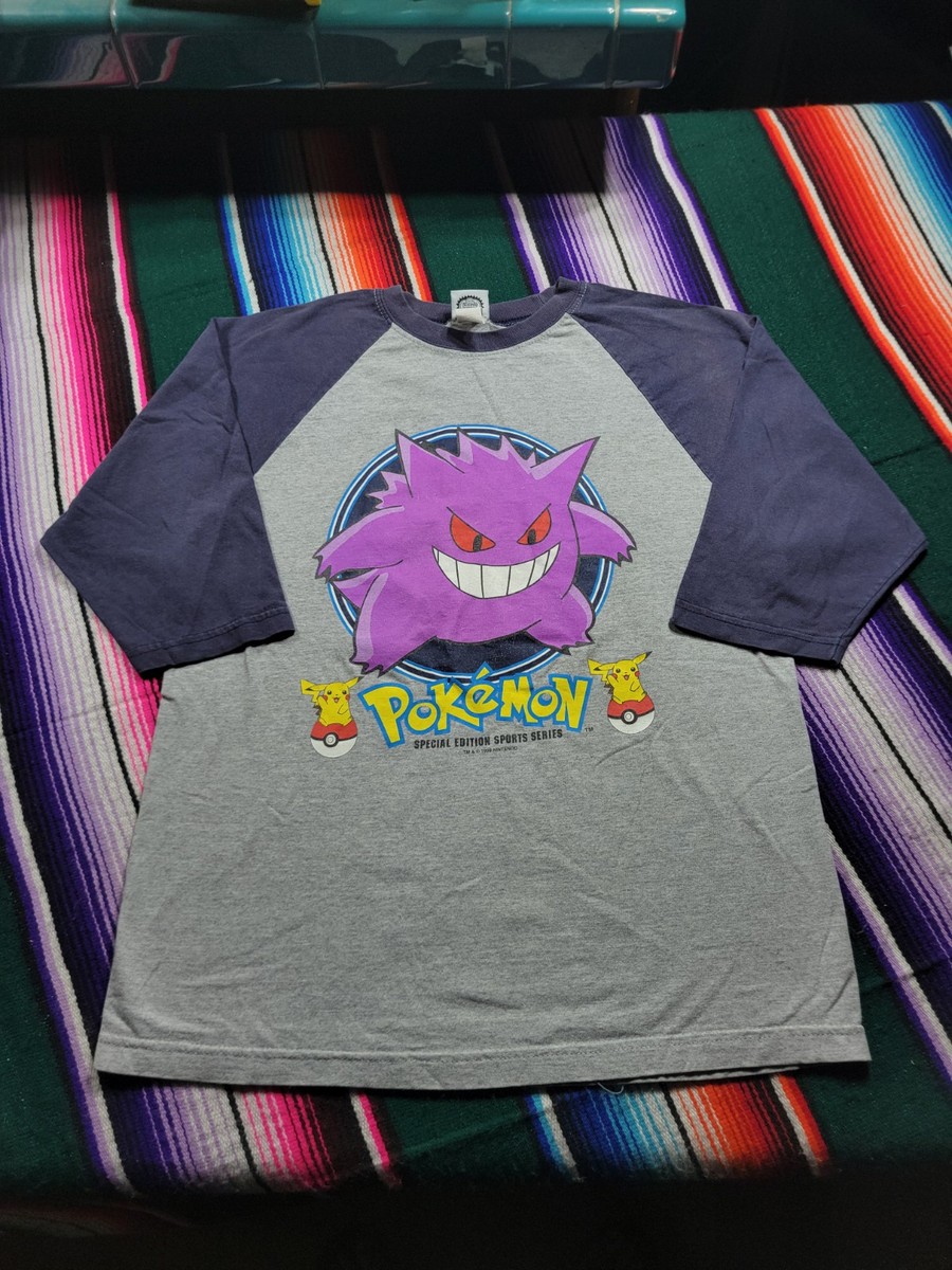 Vintage Pokemon Gengar 1999 Nintendo T-Shirt Youth XL | eBay