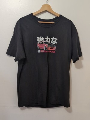 DGK Twin Cam Black T-Shirt Size Medium Never Give Up NWT