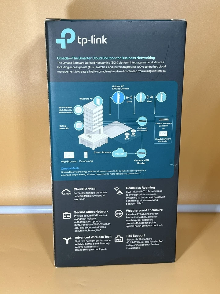 TP-Link Omada EAP225-Outdoor / indoor AC1200 MU-MIMO Gigabit AP. Access Point. - Image 3 of 4