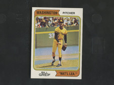1974 Topps Baseball No 102 Bill Greif Washington Nationals Variation EX+