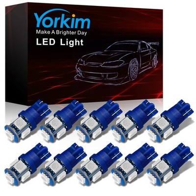 194 LED Bulbs Blue Super Bright New 5th Generation, T10 LED Bulbs, 168 Bulb f...