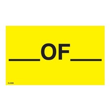 3" x 5"  of  labels 500 per Roll 