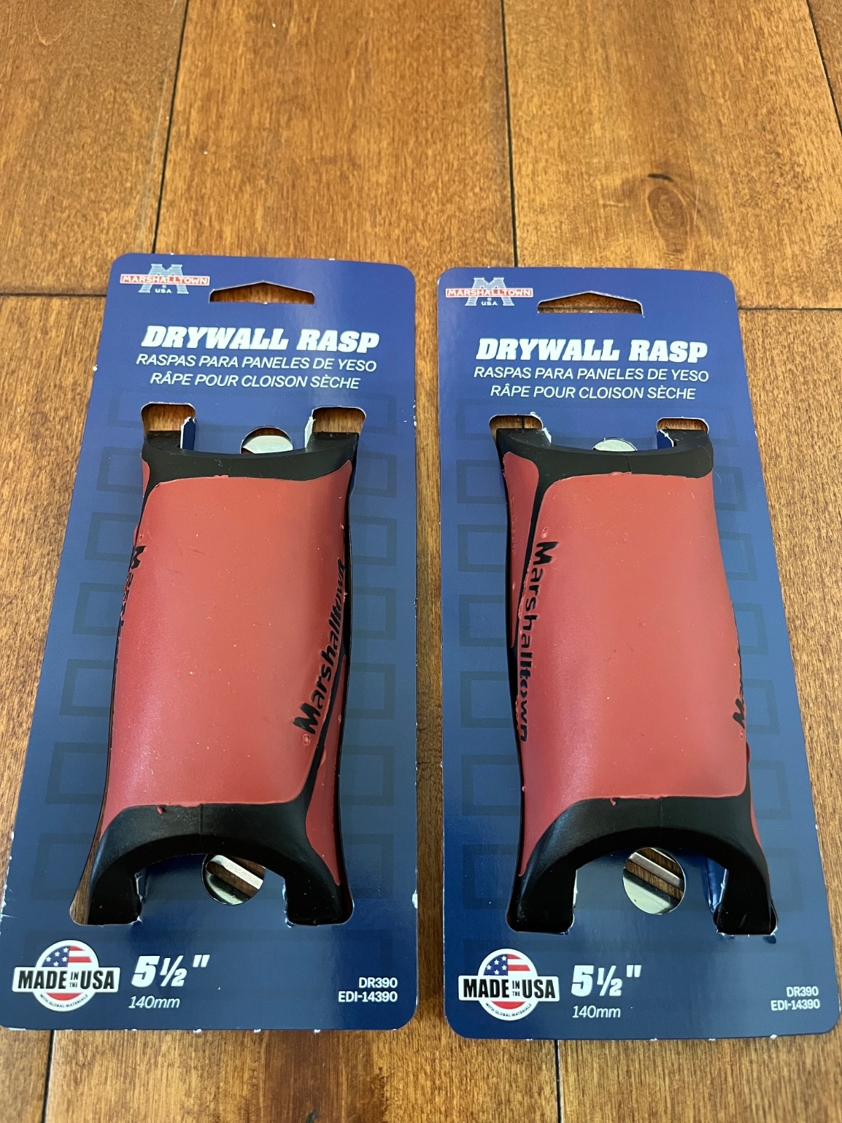 Marshalltown 5-1/2" Stainless Steel Drywall Rasp soft grip USA Made ( 2 Pack )