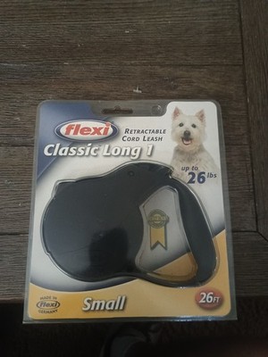 FLEXI RETRACTABLE BELT LEASH Classic Long 1 UP TO 26 LBS, NEW! 26 feet Long