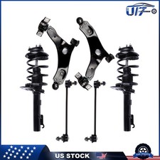 Front Strut Assy Control Arm Sway Bars Suspension Kit For 2008-2010 Ford Focus