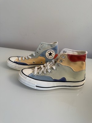 Converse Chuck 70 High Crafted Patchwork sneakers Men's Size 6.5 Women's 8.5