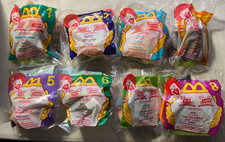 1999 McDonalds Happy Meal Toys Winnie The Pooh Set Of 8 Clip Ons 1 2 3 4 5 6 7 8