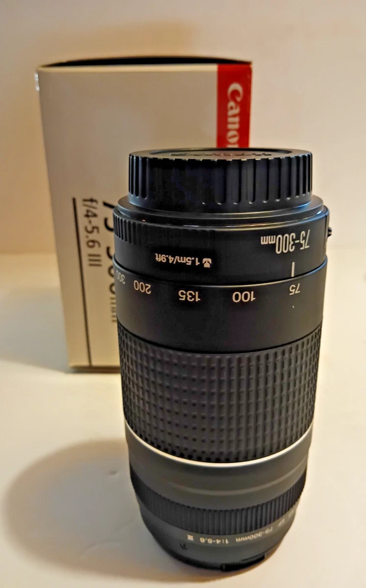 Canon EF 75-300mm Focal Camera Lenses for sale | eBay