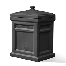 Step2 Delivery Box Express Package Black Onyx 31"H Resin Outdoor Security Large