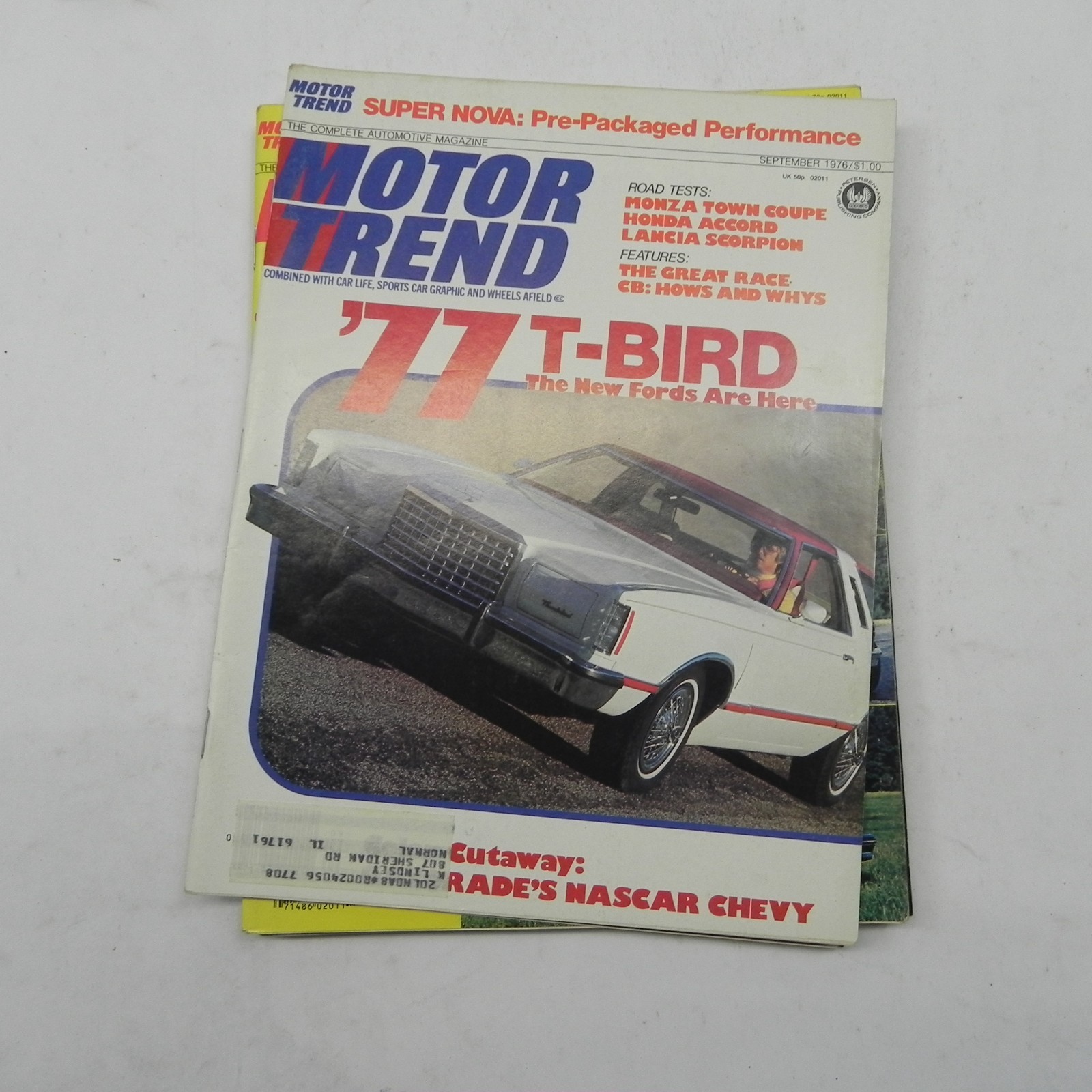 1976 MOTOR TREND MAGAZINE LOT OF 12 ISSUES FULL YEAR RACING PERFORMANCE CARS