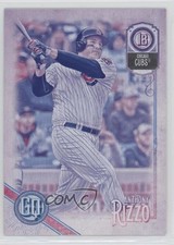 2018 Topps Gypsy Queen Missing Black Plate Anthony Rizzo #87 10u3
