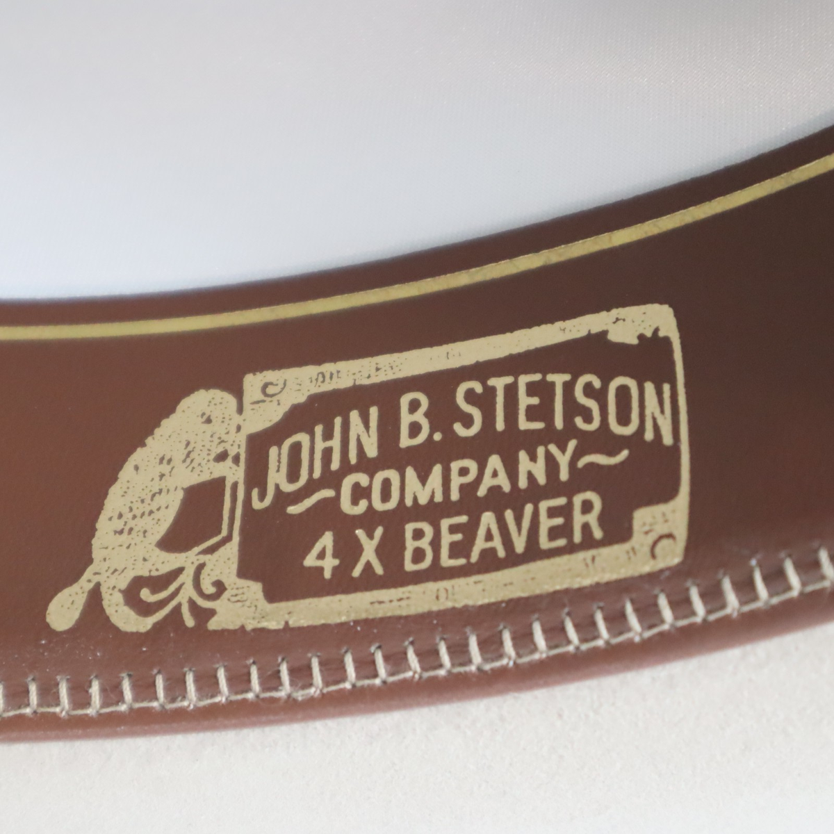 Chapeau Cowboy Stetson Vintage 4x Castor Silverbelly - Cattleman - Taille 7 - USA