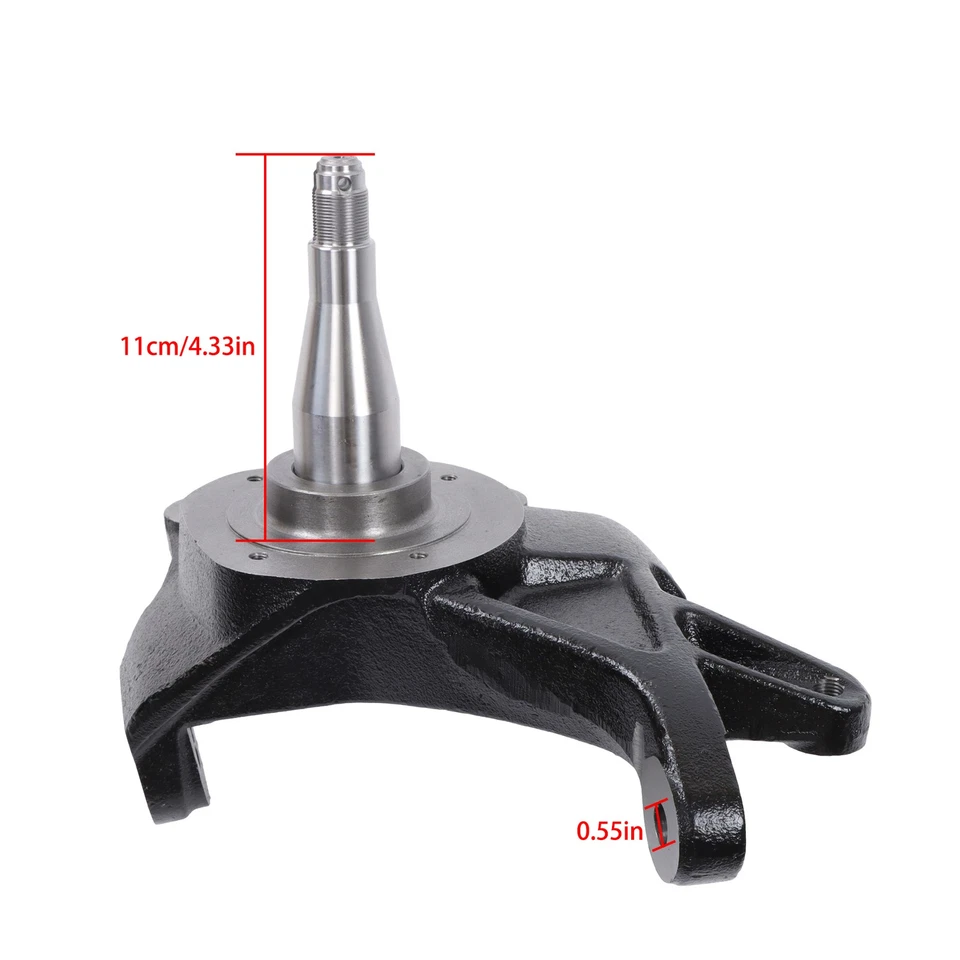 Street Edge 2' Drop Lowering Spindles For Nissan 720/D-21/Hardbody 2WD  83-1997 - Image 3 of 4