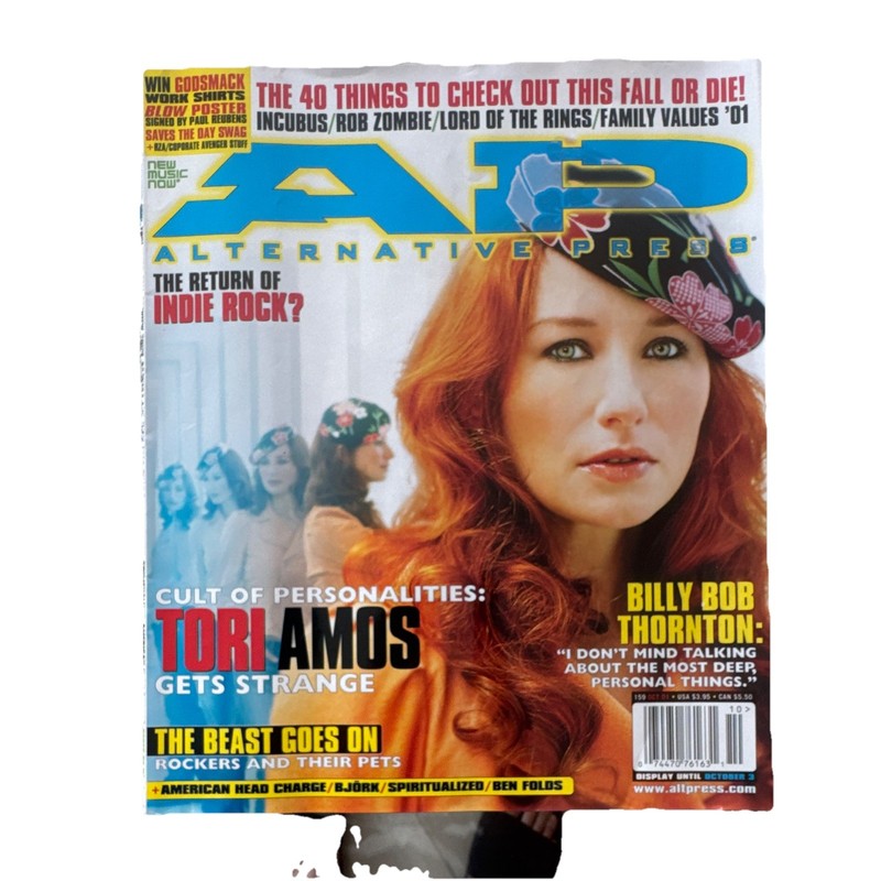 Alternative Press Magazine Oct 2001 Issue #152 Tori Amos Illustrated