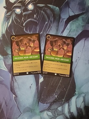Malicious, Mean, and Scary 97/204 Whispers in the Well Cold Foil (2)