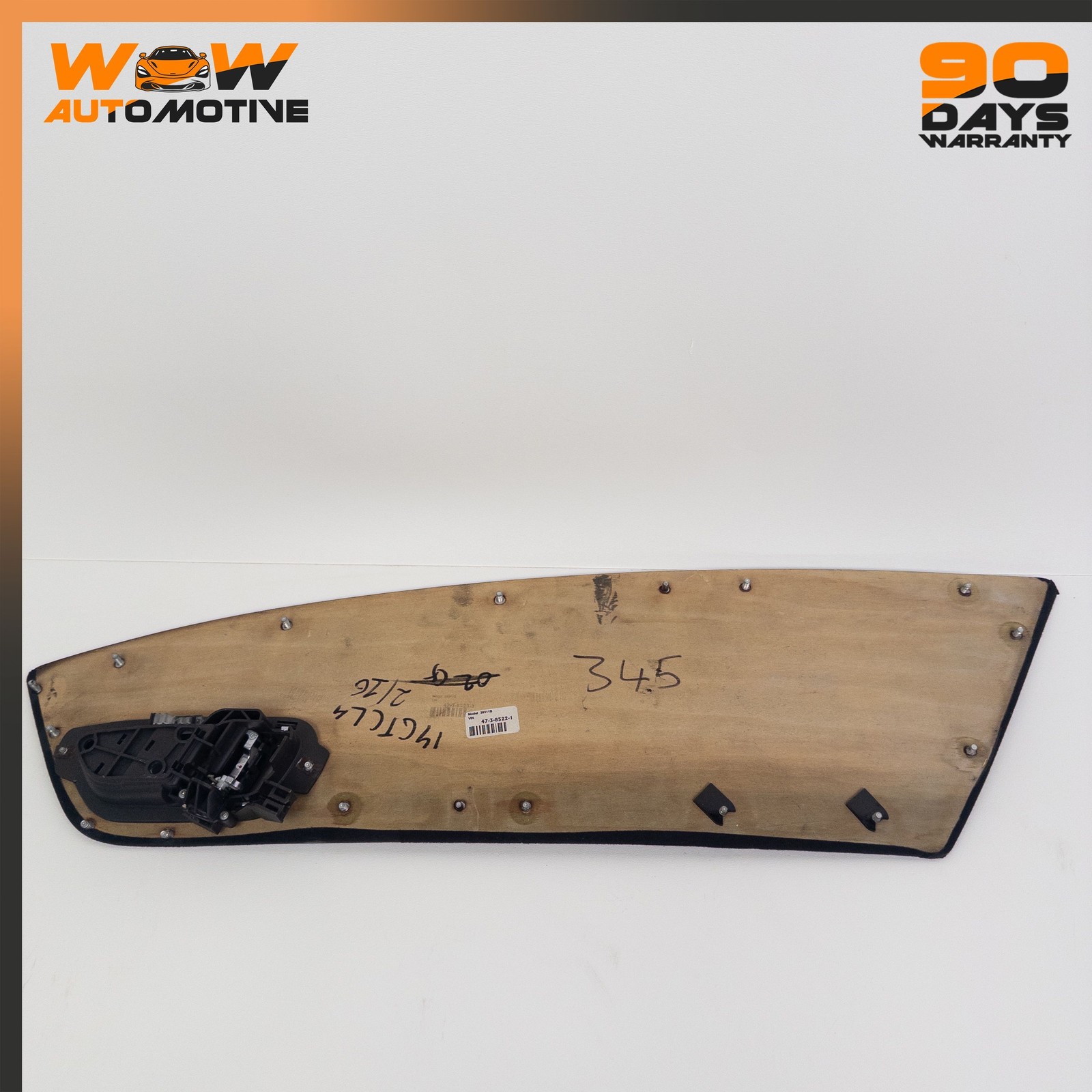 12-18 BENTLEY CONTINENTAL GTC LEFT DRIVER SIDE INTERIOR DOOR HANDLE TRIM OEM