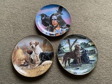 The Franklin Mint Heirloom - Fine Porcelain - Decorative Plates x 3