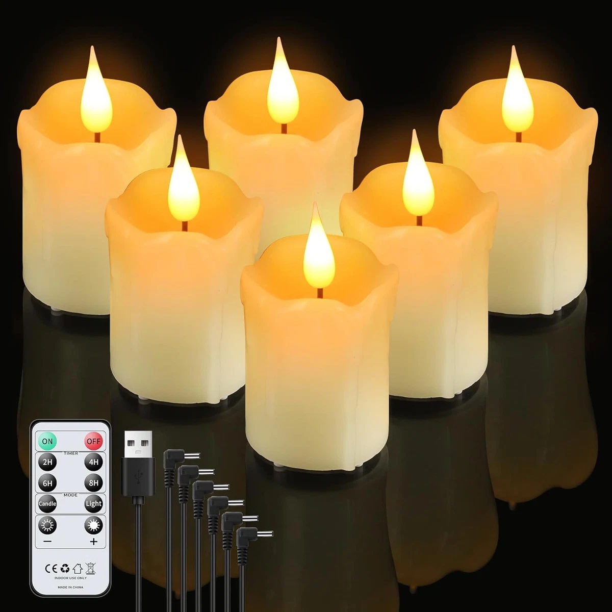 Candele coniche con finitura in polvere – Marrs Mercantile, LLC
