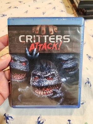 CRITTERS ATTACK! 2019 BLU RAY BRAND NEW SEALED COMEDY HORROR  SCI-FI HIT R RATED